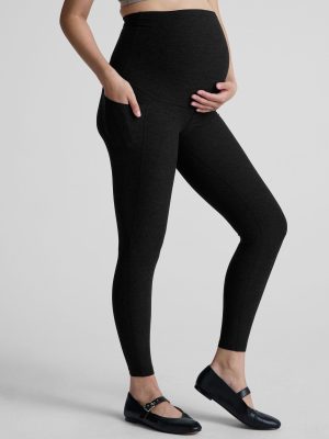 Spacedye Love the Bump Maternity Pocket Midi Legging