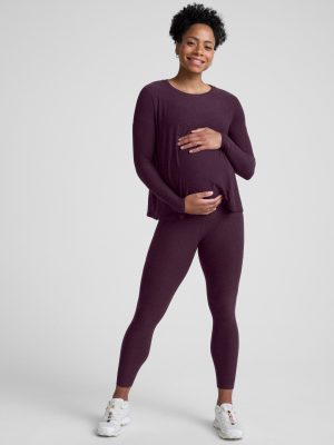 Spacedye Love the Bump Maternity Pocket Midi Legging