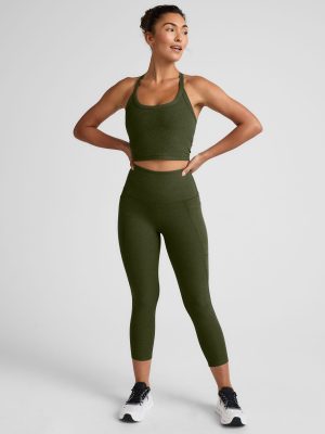Spacedye Out Of Pocket High Waisted Capri Legging