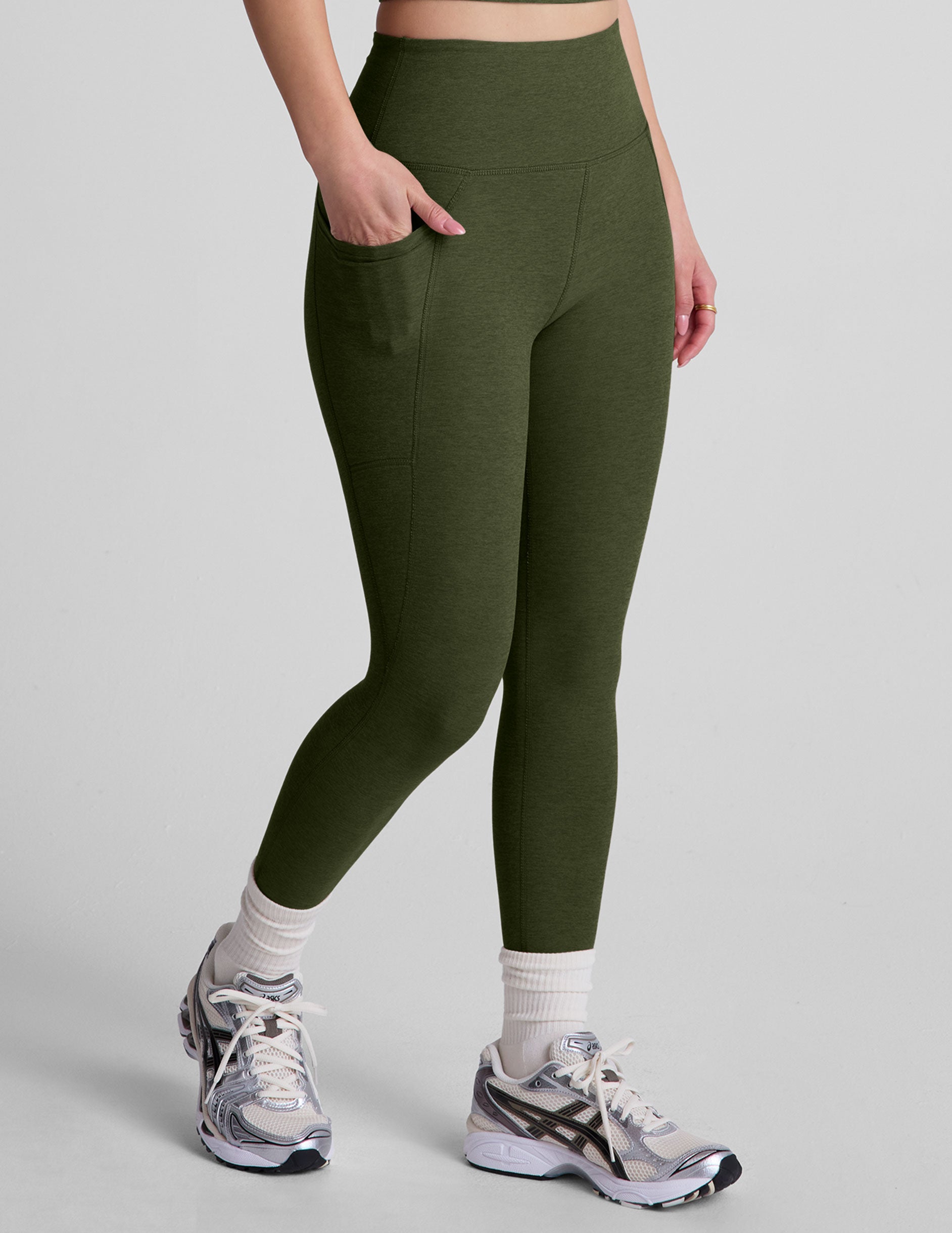 Spacedye Out Of Pocket High Waisted Capri Legging - Image 2