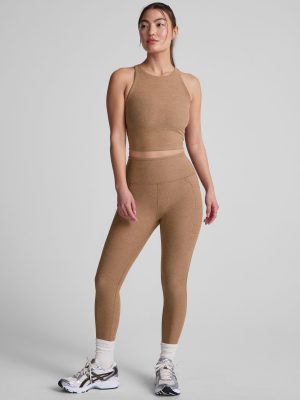 Spacedye Out Of Pocket High Waisted Capri Legging