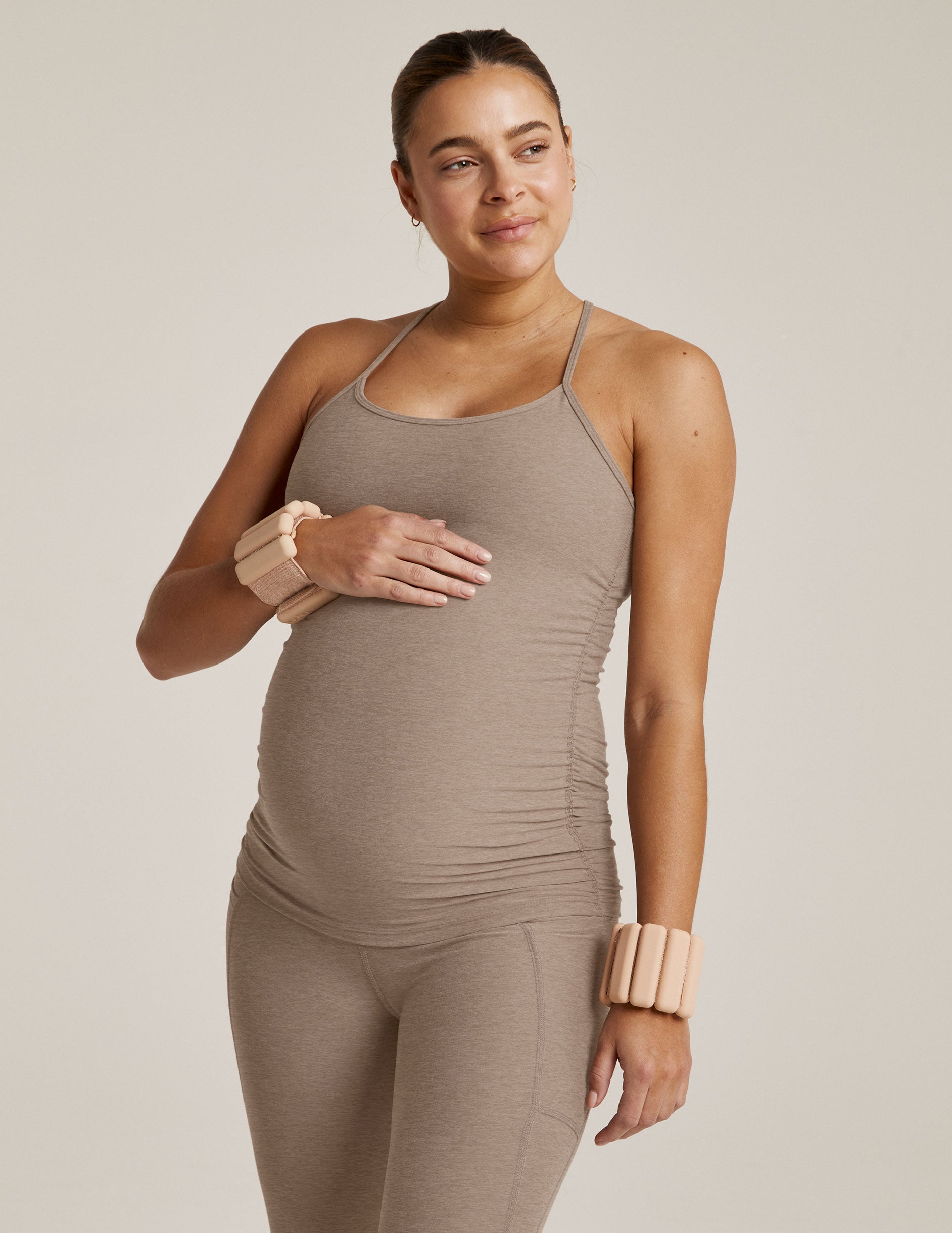 Spacedye Keep Your Cool Maternity Slim Racerback Tank - Image 2