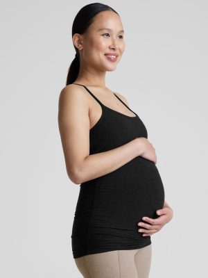 Spacedye Keep Your Cool Maternity Slim Racerback Tank