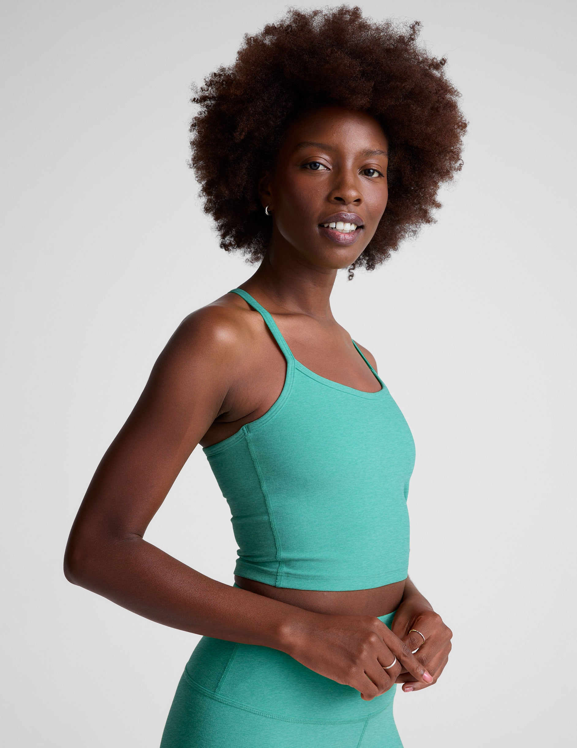 Spacedye Slim Racerback Cropped Tank - Image 2