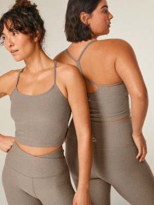 Spacedye Slim Racerback Cropped Tank