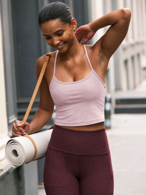 Spacedye Slim Racerback Cropped Tank