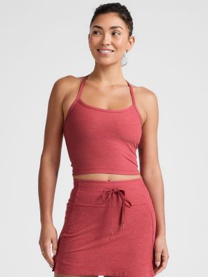 Spacedye Slim Racerback Cropped Tank