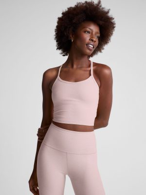 Spacedye Slim Racerback Cropped Tank