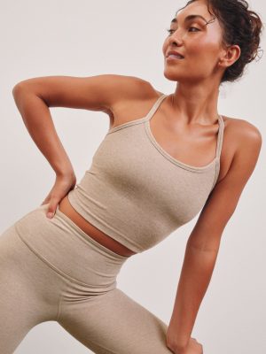 Spacedye Slim Racerback Cropped Tank