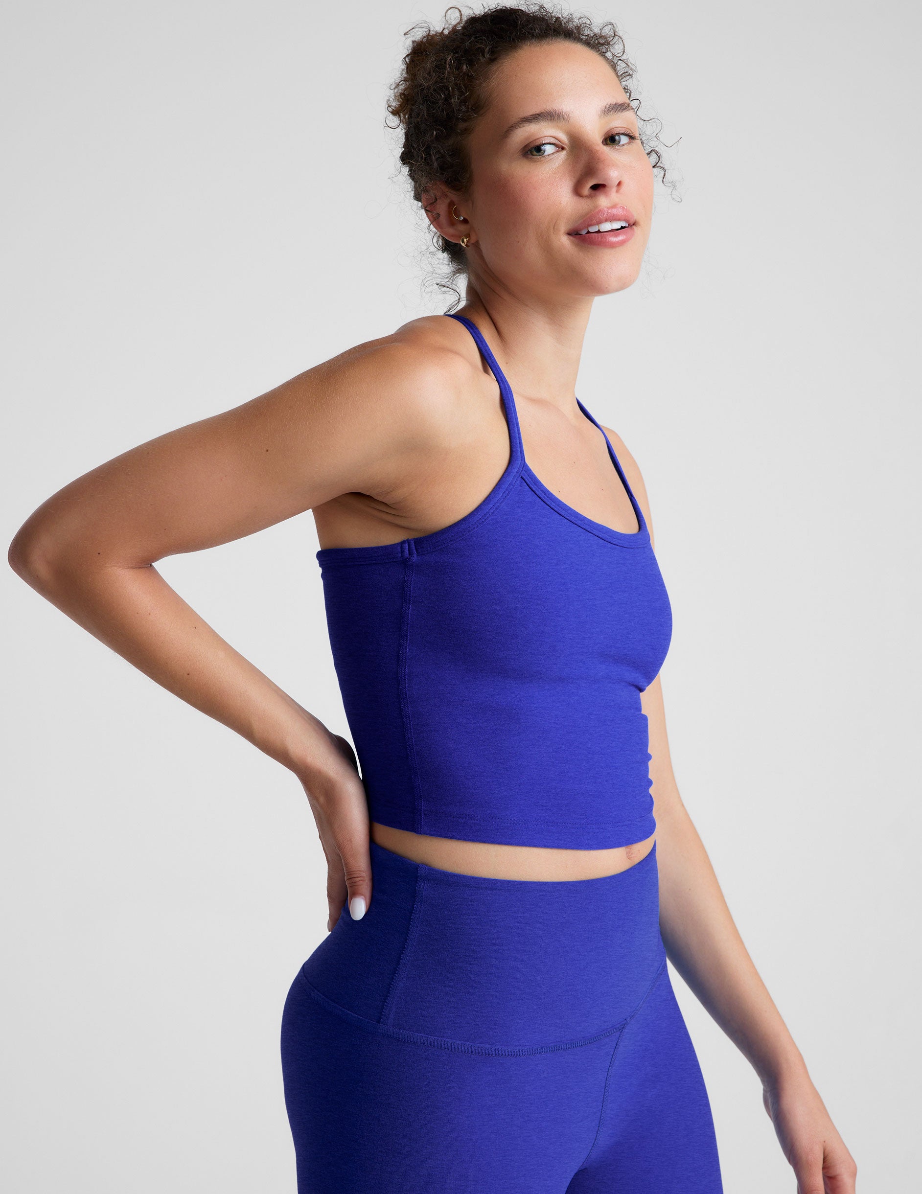 Spacedye Slim Racerback Cropped Tank - Image 2