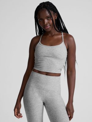 Spacedye Slim Racerback Cropped Tank