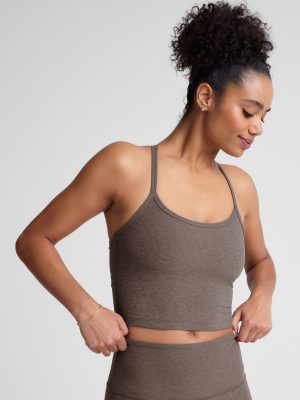 Spacedye Slim Racerback Cropped Tank