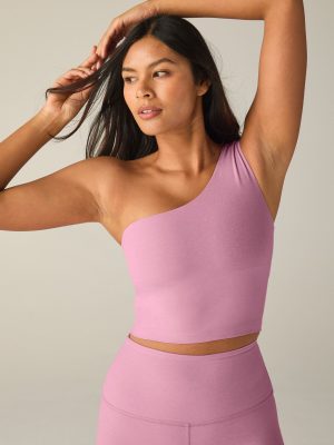 Spacedye The Bold Shoulder Cropped Tank