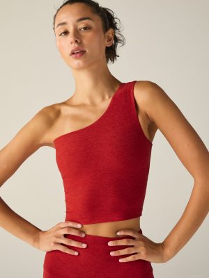 Spacedye The Bold Shoulder Cropped Tank