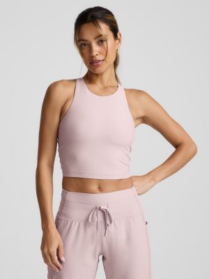 Spacedye High Neck Cropped Tank