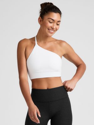 Spacedye One Shoulder Long Line Bra