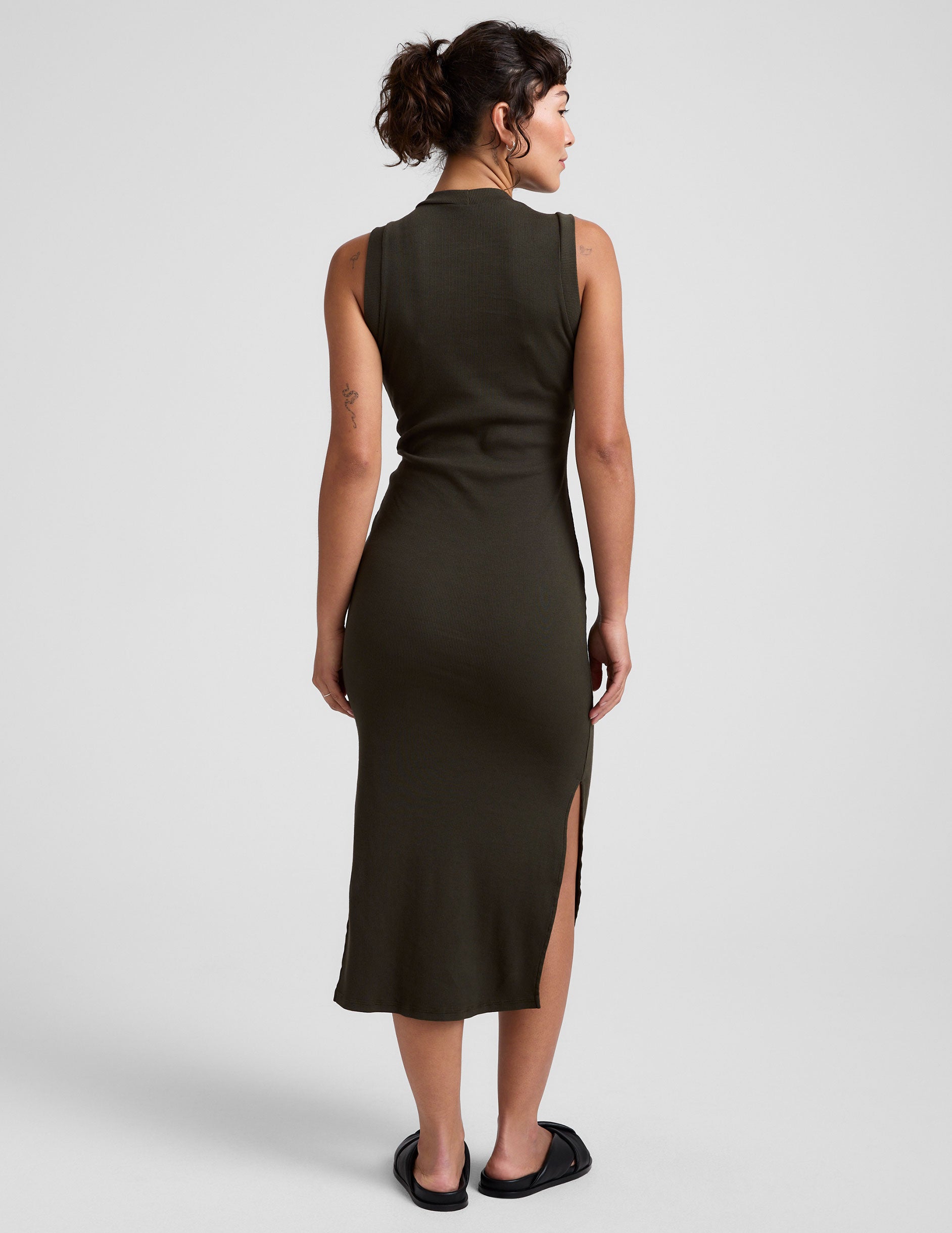 Rib Tank Dress - Image 3